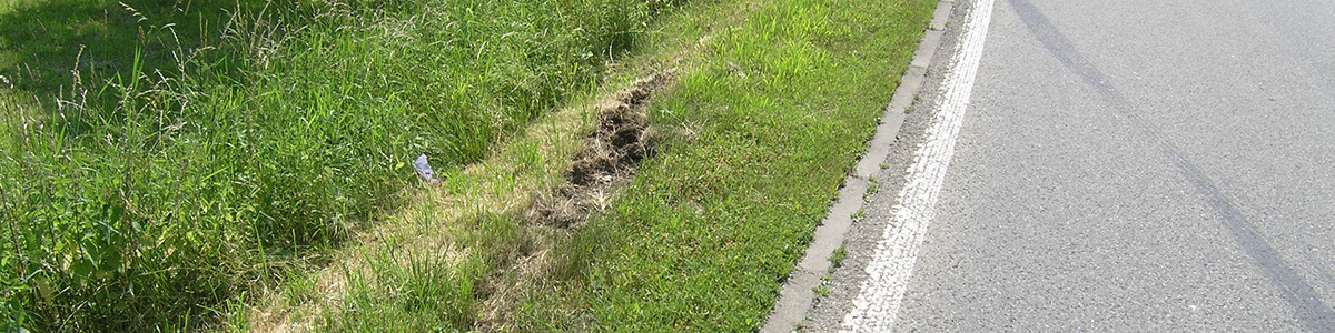 Unfallrekonstruktionen Schleuderspur